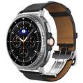 Samsung Galaxy Watch8/Watch8 Classic Spigen Enzo læderrem - 40/44/46mm - Sort