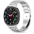 Samsung Galaxy Watch8/Watch8 Classic Tech-Protect rem i rustfrit stål - 40/44/46mm - Sølv