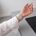 Samsung Galaxy Watch8/Watch8 Classic/Watch9 Tech-Protect vævet nylonrem med spænde - 40/44/46mm - Stjernelys