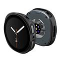 Samsung Galaxy Watch8/Watch9 Spigen Thin Fit 360-etui med skærmbeskytter - 40mm - sort