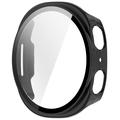Samsung Galaxy Watch9 Plastikcover med Skærmbeskyttelse Hærdet Glas - 40mm - Sort