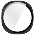 Samsung Galaxy Watch9 Plastikcover med Skærmbeskyttelse Hærdet Glas - 40mm - Sort