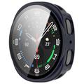 Samsung Galaxy Watch9 Plastikcover med Skærmbeskyttelse Hærdet Glas - 40mm - Blå