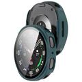 Samsung Galaxy Watch9 Plastikcover med Skærmbeskyttelse Hærdet Glas - 40mm - Grøn