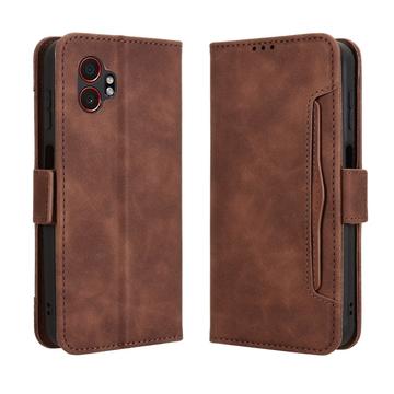Samsung Galaxy XCover7 Pro Kortholder Pung Etui - Brun