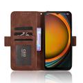Samsung Galaxy XCover7 Pro Kortholder Pung Etui - Brun