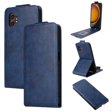Samsung Galaxy XCover7 Pro lodret flip-etui med stativ