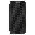Samsung Galaxy Xcover 5 Flip Cover - Karbonfiber - Sort