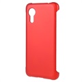 Samsung Galaxy Xcover 5 Gummibelagt Plastik Cover - Rød