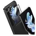Samsung Galaxy Z Flip5 Imak Hærdet Glas Beskyttelsessæt - Sort Kant