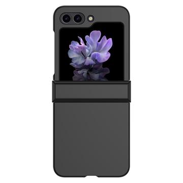 Samsung Galaxy Z Flip5 Gummibelagt Plastik Cover - Kulsort
