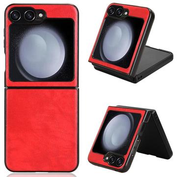 Samsung Galaxy Z Flip6/Z Flip7 FE Belagt Plastikcover - Rød