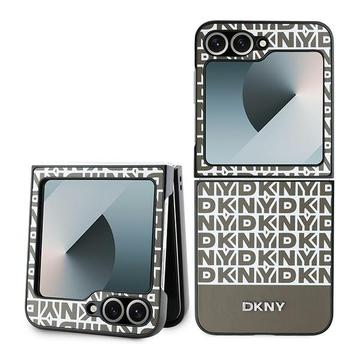 Samsung Galaxy Z Flip6/Z Flip7 FE DKNY Repeat Pattern Bottom Stripe Cover - MagSafe-kompatibel - Brun