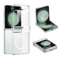 Samsung Galaxy Z Flip6/Z Flip7 FE Hybrid Cover - MagSafe Kompatibel - Gennemsigtig