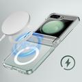 Samsung Galaxy Z Flip6/Z Flip7 FE Hybrid Cover - MagSafe Kompatibel - Gennemsigtig