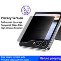 Samsung Galaxy Z Flip6/Z Flip7 FE Imak Privacy Full Cover Skærmbeskyttelse Hærdet Glas - 9H