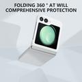 Samsung Galaxy Z Flip6/Z Flip7 FE Plastik Cover - Hvid