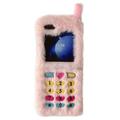 Samsung Galaxy Z Flip6/Z Flip7 FE Retro plys cover med broderede skivetaster - Pink