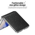 Samsung Galaxy Z Flip7 Dux Ducis Stex Cover med Stjernemønster - Sort