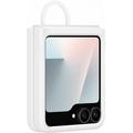 Samsung Galaxy Z Flip7 FE Silikone Cover med Ring EF-PF741TWEGWW - Hvid