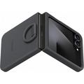 Samsung Galaxy Z Flip7 FE Silikone Cover med Ring EF-PF741TBEGWW - Sort