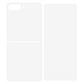Samsung Galaxy Z Flip7 Full Cover Beskyttelsesfilm Sæt - Klar
