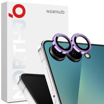 Samsung Galaxy Z Flip7 Northjo kameralinsebeskyttelsessæt - lilla