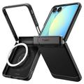 Samsung Galaxy Z Flip7 Spigen Tough Armor Pro Mag Cover - Sort