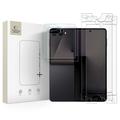 Samsung Galaxy Z Flip7/Z Flip8 Tech-Protect Easy Set 4-i-1 beskyttelsessæt - gennemsigtigt