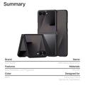 Samsung Galaxy Z Flip8 Dux Ducis Aimo Hybrid Cover - Sort
