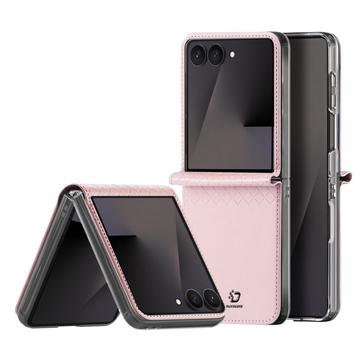 Samsung Galaxy Z Flip8 Dux Ducis Bril Flip Cover - Pink