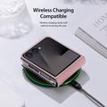 Samsung Galaxy Z Flip8 Dux Ducis Bril Flip Cover - Pink