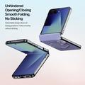 Samsung Galaxy Z Flip8 Dux Ducis Luvy cover med fingerring/håndrem - Lilla / Skal