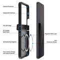 Samsung Galaxy Z Flip8 Dux Ducis Yind Hybrid Cover - MagSafe-kompatibel - Sort