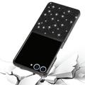 Samsung Galaxy Z Flip8 Glitter Series Hybrid Cover - Sort