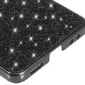 Samsung Galaxy Z Flip8 Glitter Series Hybrid Cover - Sort