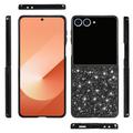 Samsung Galaxy Z Flip8 Glitter Series Hybrid Cover - Sort