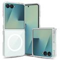 Samsung Galaxy Z Flip8 Hybrid Cover - MagSafe Kompatibel - Gennemsigtig