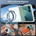 Samsung Galaxy Z Flip8 Hybrid Cover - MagSafe Kompatibel - Gennemsigtig