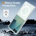Samsung Galaxy Z Flip8 Hybrid Cover - MagSafe Kompatibel - Gennemsigtig