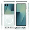 Samsung Galaxy Z Flip8 Hybrid Cover - MagSafe Kompatibel - Gennemsigtig