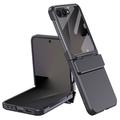 Samsung Galaxy Z Flip8 Plastikcover med ydre hærdet glasskærmbeskytter