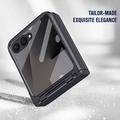 Samsung Galaxy Z Flip8 Plastikcover med ydre hærdet glasskærmbeskytter