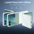 Samsung Galaxy Z Flip8 Ridsefast Hybrid Cover - Gennemsigtig