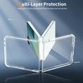 Samsung Galaxy Z Flip8 Ridsefast Hybrid Cover - Gennemsigtig