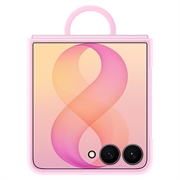 Samsung Galaxy Z Flip8 Silikone Cover med Ring EF-EF776CVEGWW - Pink