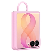 Samsung Galaxy Z Flip8 Silikone Cover med Ring EF-EF776CVEGWW - Pink