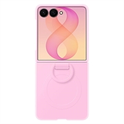 Samsung Galaxy Z Flip8 Silikone Cover med Ring EF-EF776CVEGWW - Pink