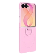 Samsung Galaxy Z Flip8 Silikone Cover med Ring EF-EF776CVEGWW - Pink