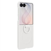 Samsung Galaxy Z Flip8 Silikone Cover med Ring EF-EF776CWEGWW - Fløde